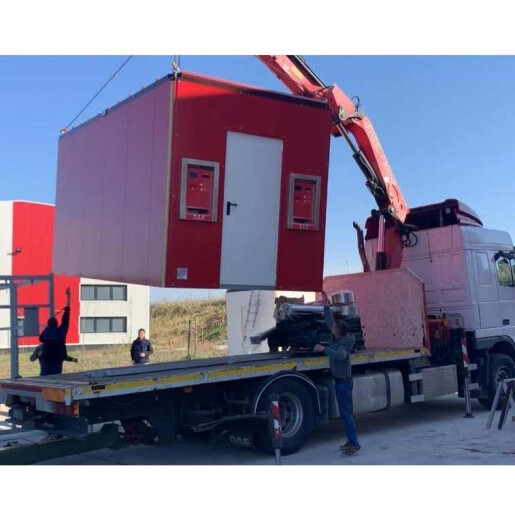 Container tehnic - echipament pentru spalatorii auto self service