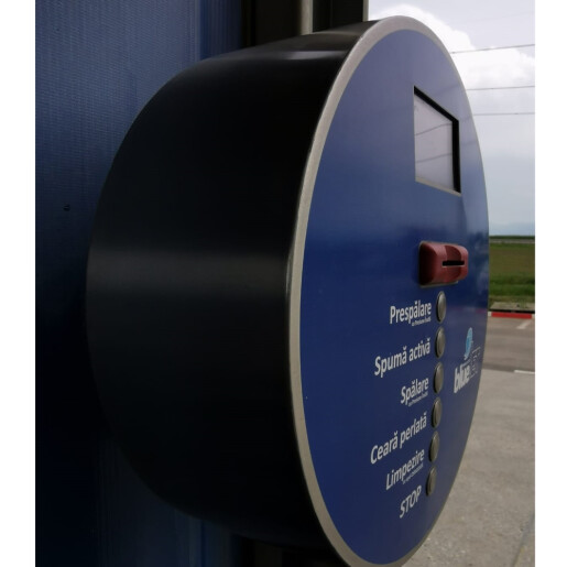 Cutie comanda - Echipament pentru spalatorii auto self service montat in container tehnic