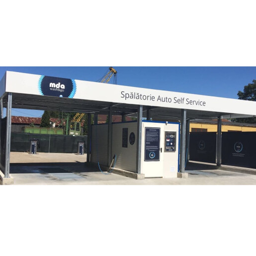 Container tehnic - echipament pentru spalatorii auto self service