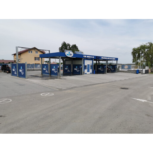 Echipament pentru spalatorii auto self service montat in container tehnic