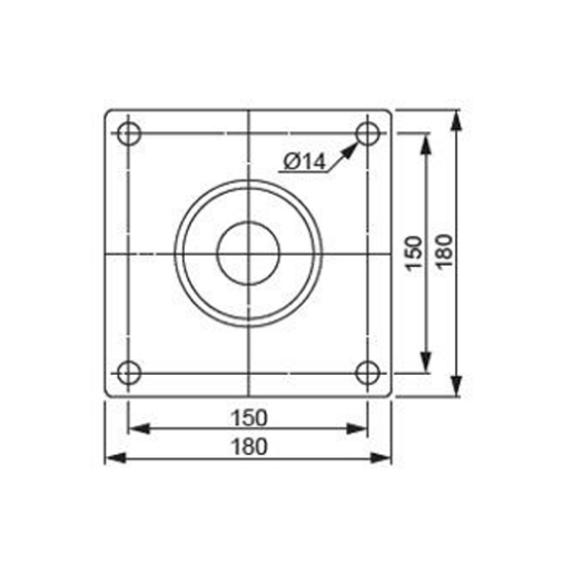 Brat rotativ Premium Z 1550 mm