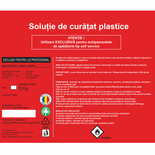Solutie plastic Premium 5 L