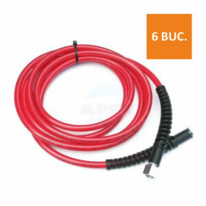 Pachet furtun presiune rosu, 6 bucati