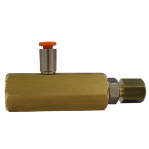 Bypass 2 orificii oarbe M3x0.5 intrare 1/8 mama cu furtun