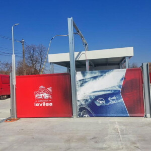 Despartitor piste spalare din poliplan 2,52 m x 1,85 m