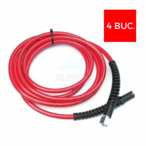 Pachet furtun presiune rosu, 4 bucati