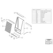 Suport scuturat presuri, din inox, cu sertar colectare praf