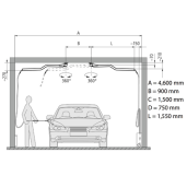 Brat rotativ Premium Z 1550 mm