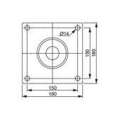 Brat rotativ Premium Z 1550 mm